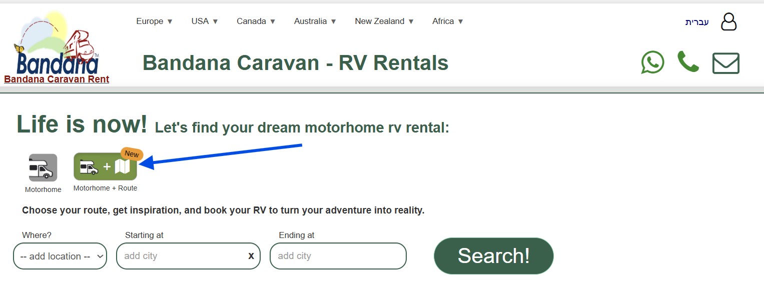 Planning a RV trip to Europe for a family with children